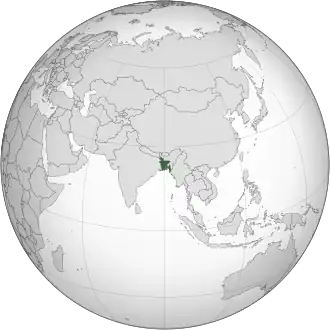 موقعیت بنگلادش