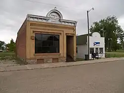 Bank and post office in Fingal, North Dakota
