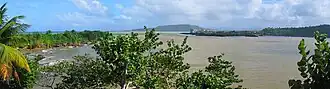 A view of Baracoa across the bay