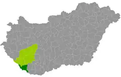 موقعیت ناحیه بارچ در نقشه