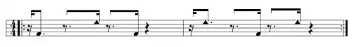 Basic Matanzas-style quinto part for yambú and guaguancó.