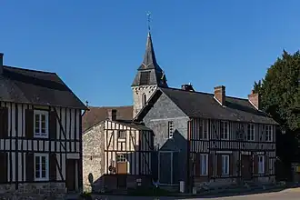 The centre of Barneville-la-Bertran