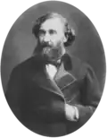 Mitre, perhaps around age 49, 1870