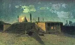 خانهٔ پدری خاچاطور آبوویان در روستای کاناکر، ۱۸۸۴ م