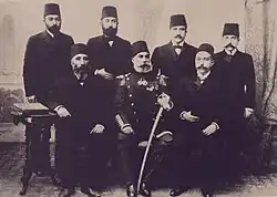 سناتورها و بازرگانان کرد فیلی در بغداد، عراق (۱۹۳۱).