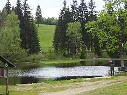 The lake at Bedřichov