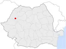 Location of Beiuș