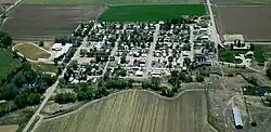 Aerial view of Belfry
