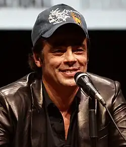 Photo of Benicio del Toro at the San Diego Comic-Con International in 2013.