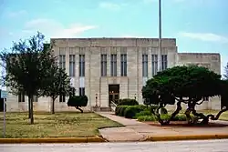 The Knox County Courthouse in Benjamin, Texas