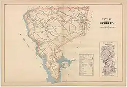 An 1895 map of Berkley