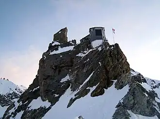 The Bertol Hut in the آلپ سوئیس