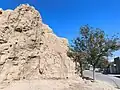 نمایی از قلعه بزنجرد