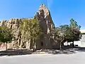 نمایی از قلعه بزنجرد