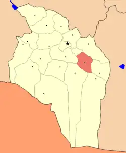 موقعیت بیگِر در نقشه