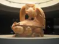 The Raven and the First Men sculpture by Bill Reid