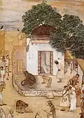 شیخ پهول در آرامگاهش، ح. ۱۶۱۰
