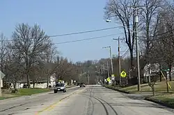 Downtown Blair on WIS 95