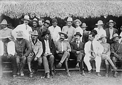 Lucio Blanco and staff, ca 1913