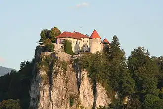 Bled Castle is the oldest Slovenian castle mentioned in documents