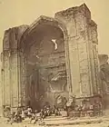 خرابه‌های مسجد کبود در دوره قاجار