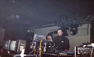 Mike Sandison and Marcus Eoin performing live