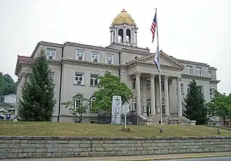 The Boone County Courthouse in Madison