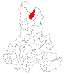 Location of Borsec