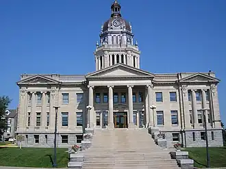Bourbon County Courthouse in پاریس، کنتاکی