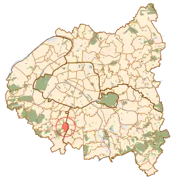 پاریس and inner ring départements