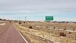 Entering Bronson from the south.
