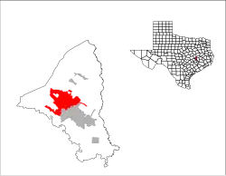 موقعیت Bryan, Texas