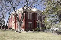 The Brewster County Courthouse in Alpine