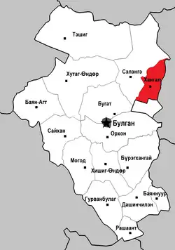 موقعیت خانغال در نقشه