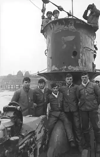 U-50 in Wilhelmshaven, 2 March 1940