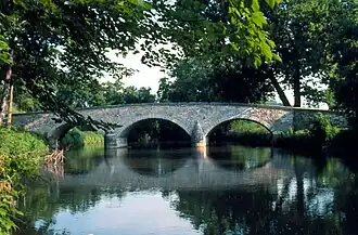 Burnside's Bridge in Washington County, site of heavy combat during the Battle of Antietam
