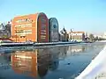 Example of modern architecture in Bydgoszcz - New granaries