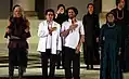 از راست: سحر دولتشاهی، سهراب پورناظری، همایون شجریان، بهرام رادان