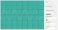 Pure tone oscillogram of C5, an octave above middle C. The frequency is twice that of middle C (523 Hz).