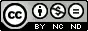 CC-by-NC-ND icon