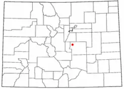 Location of Air Force Academy, Colorado