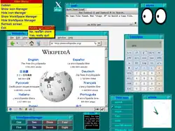 مدیر پنجره CTWM در دبیان