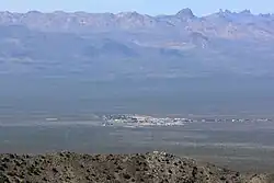 Seen from Spirit Mountain to the east; New York Mountains in the distance