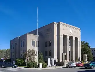 Caldwell County courthouse in پرینستون، کنتاکی