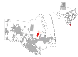 موقعیت Bayview, Texas