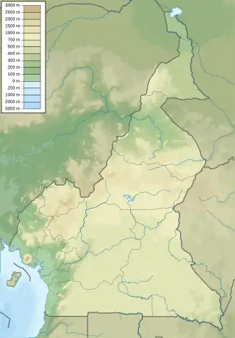 نقشه نشان‌دهنده جایگاه پارک ملی بنوئه