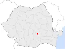 Location of Câmpina
