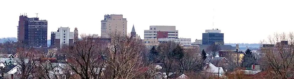 Skyline of downtown Canton