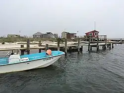 Shacks at Captree Island