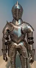 Armour, with Helmet, c. 1555, by Anton Peffenhauser